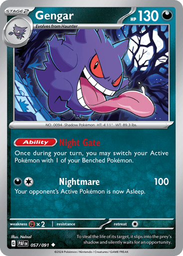 Gengar - Paldean Fates 57
