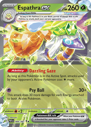 Espathra ex - Paldean Fates 6