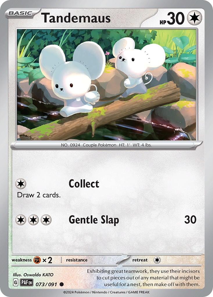 Tandemaus – Paldean Fates 073/091 Pokémon card