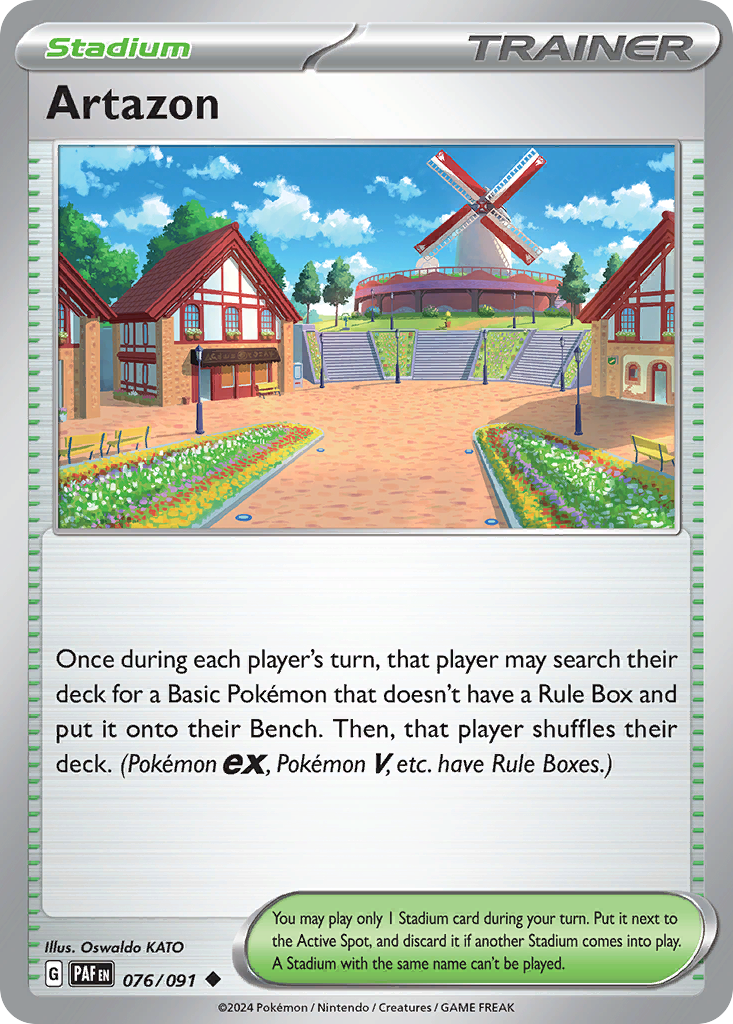 Artazon – Paldean Fates 076/091 Pokémon card