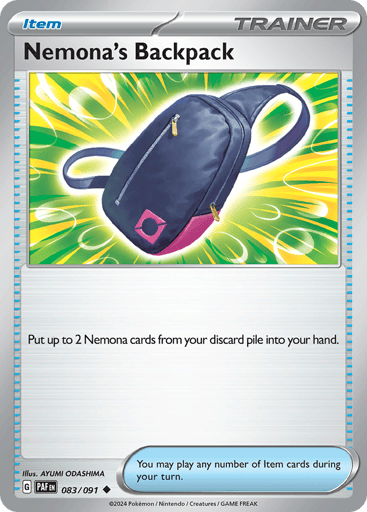 Nemona's Backpack - Paldean Fates 83