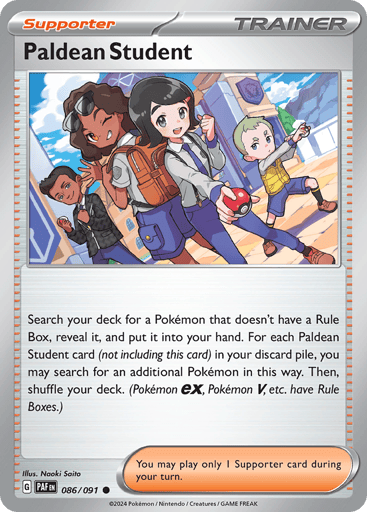 Paldean Student - Paldean Fates 86
