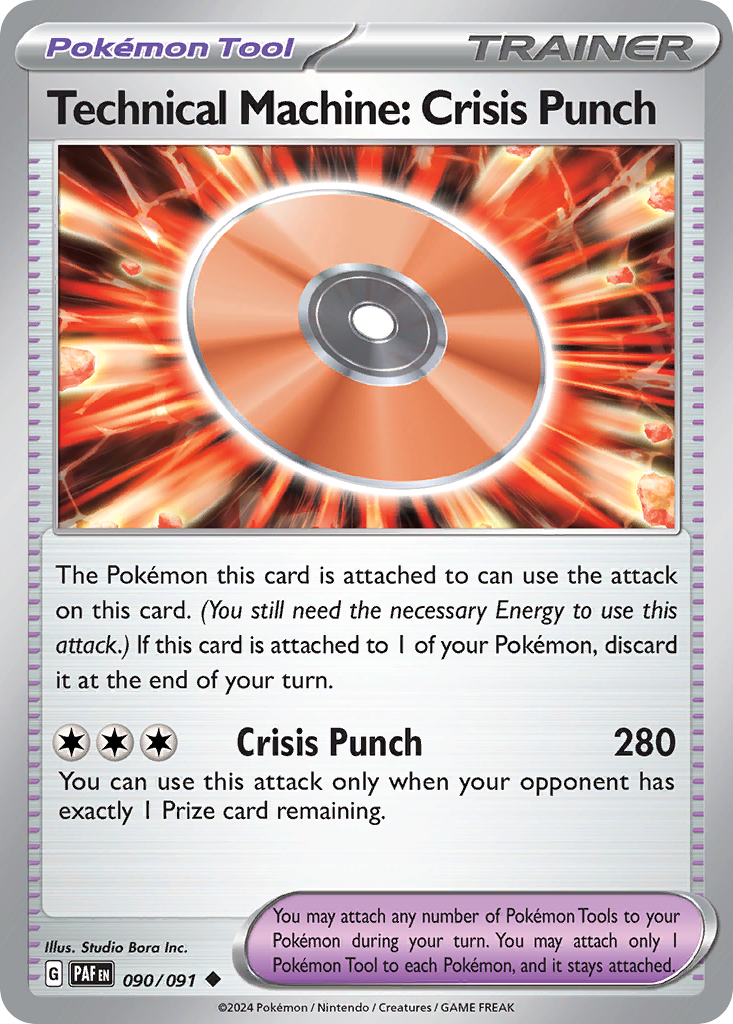 Technical Machine: Crisis Punch – Paldean Fates 090/091 Pokémon card