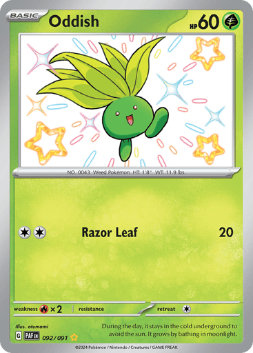 Oddish - Paldean Fates 92