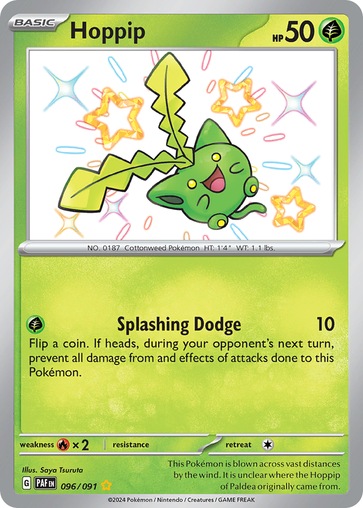 Hoppip – Paldean Fates 096/091 Pokémon card