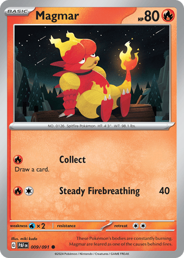 Magmar - Paldean Fates 9