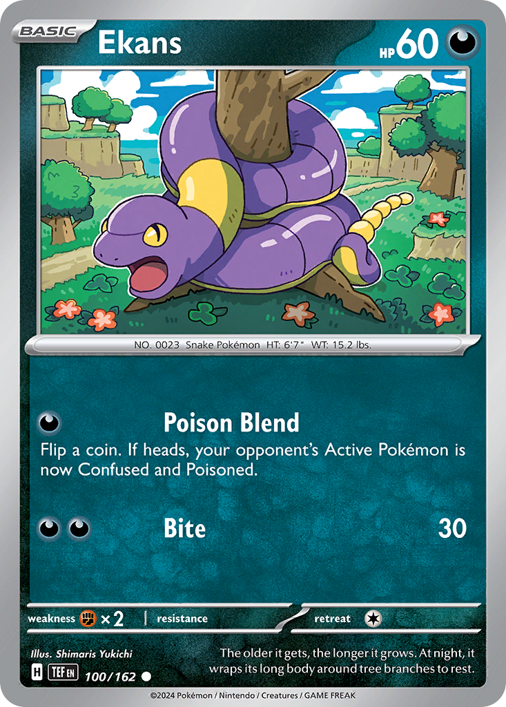 Ekans – Temporal Forces 100/162 Pokémon card