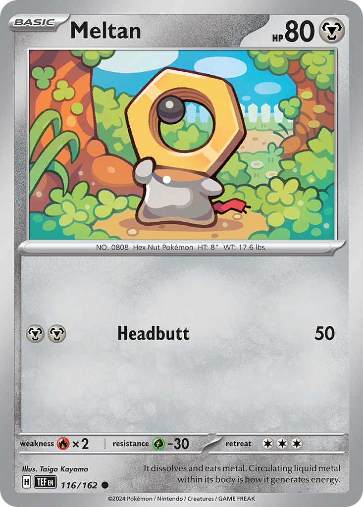 Meltan – Temporal Forces 116/162 Pokémon card