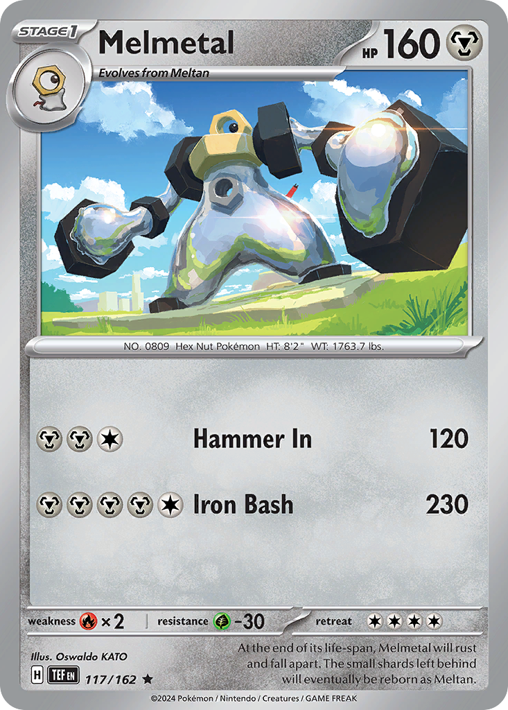 Melmetal – Temporal Forces 117/162 Pokémon card