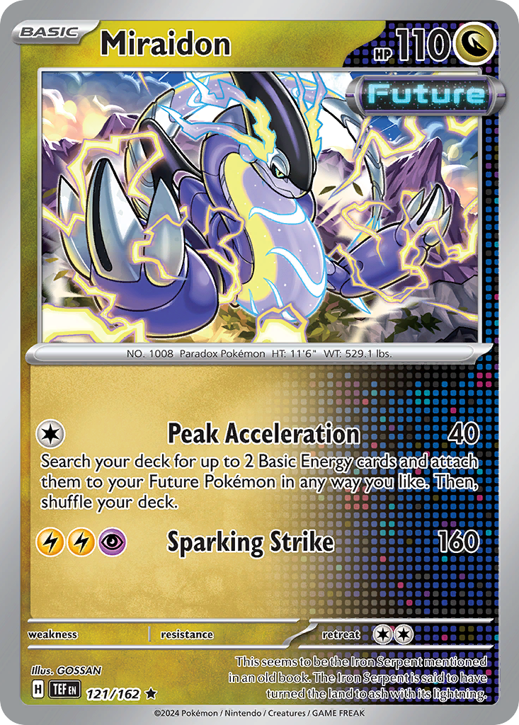 Miraidon – Temporal Forces 121/162 Pokémon card