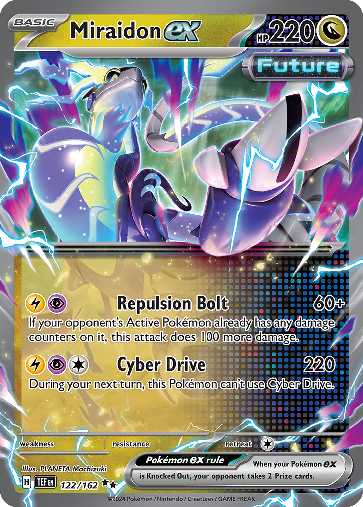 Miraidon ex – Temporal Forces 122/162 Pokémon card