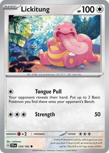 Lickitung - Temporal Forces 124