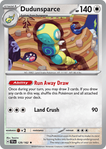 Dudunsparce - Temporal Forces 129