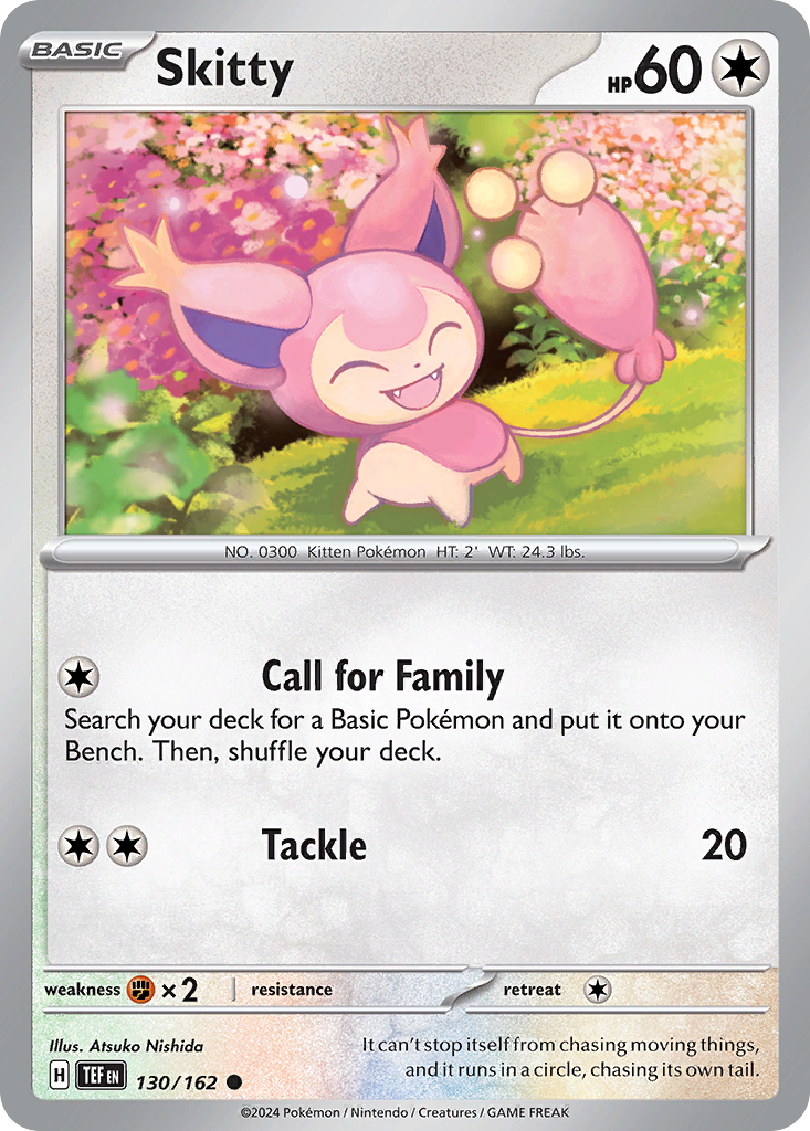 Skitty – Temporal Forces 130/162 Pokémon card