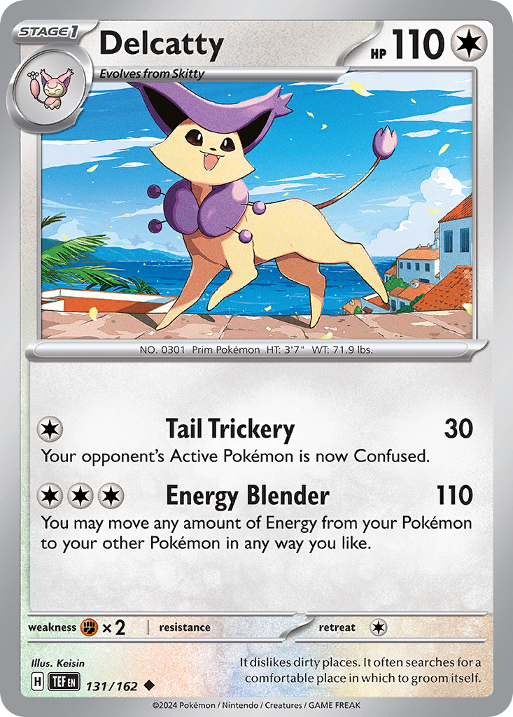 Delcatty – Temporal Forces 131/162 Pokémon card