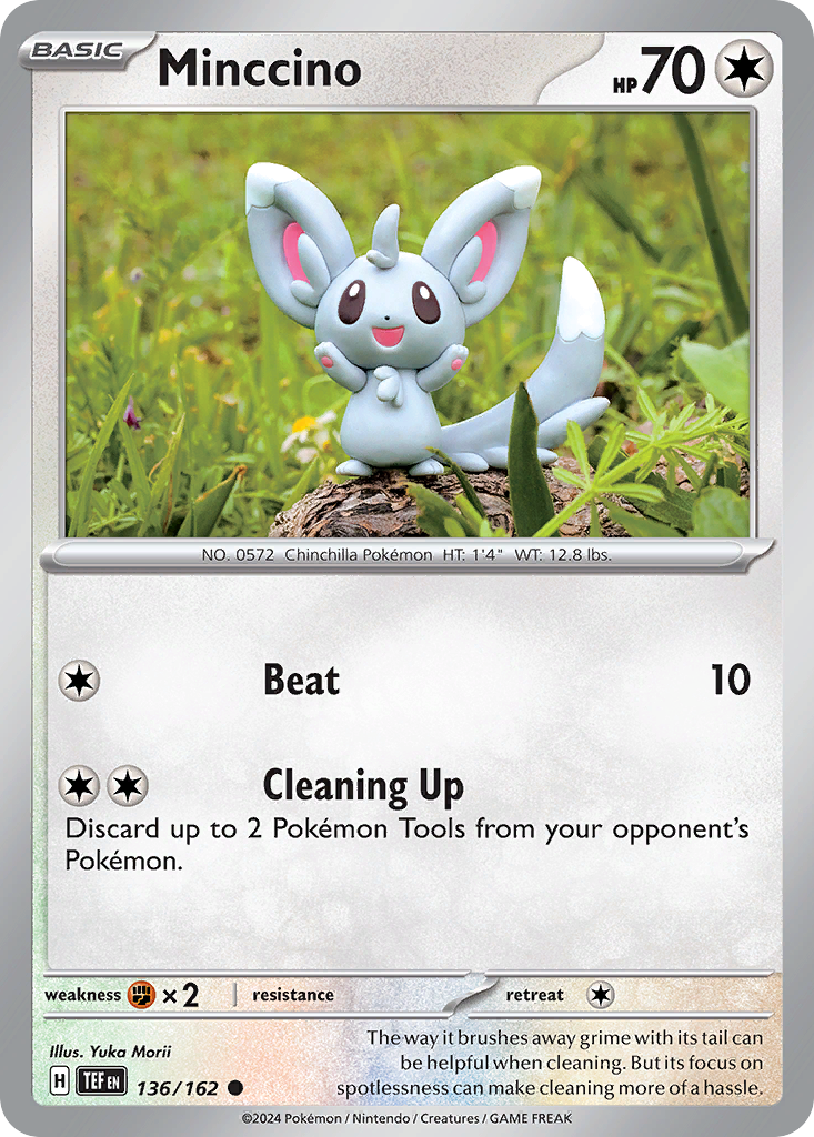 Minccino – Temporal Forces 136/162 Pokémon card