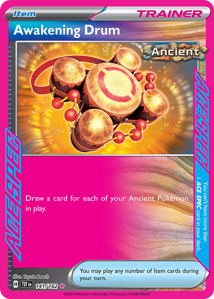 Awakening Drum – Temporal Forces 141/162 Pokémon card