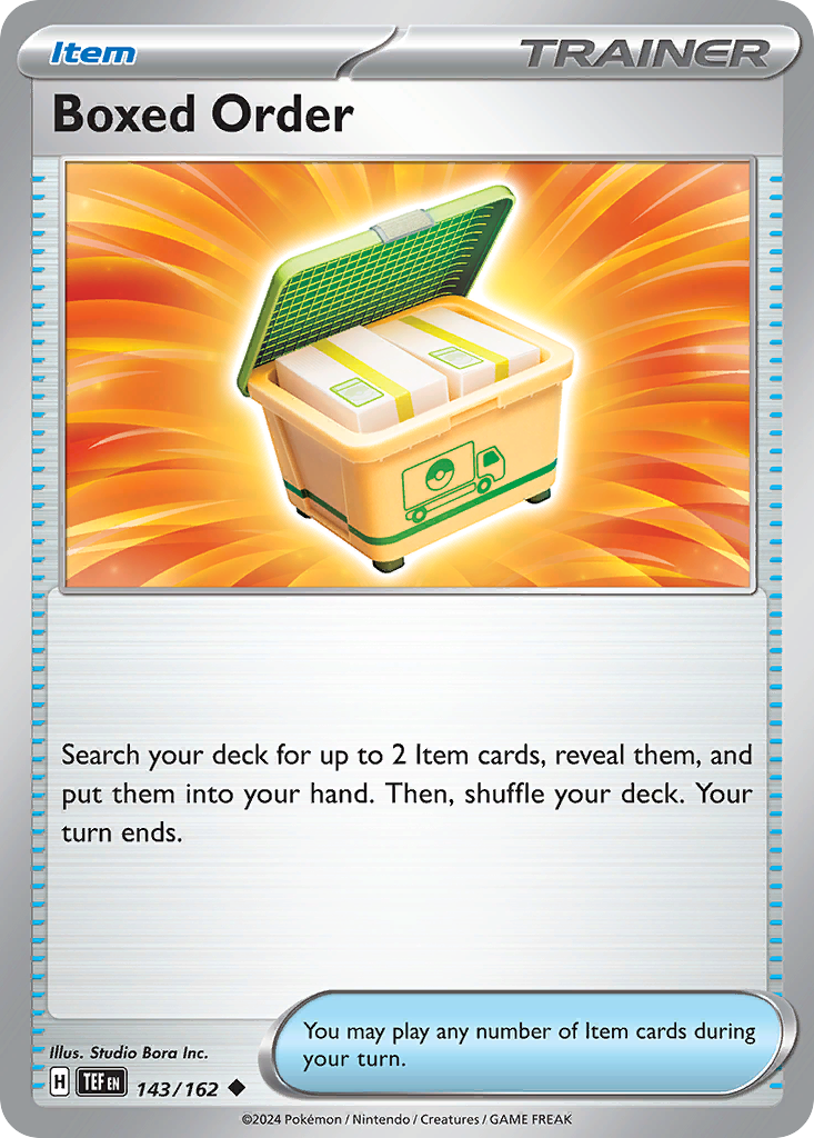 Boxed Order – Temporal Forces 143/162 Pokémon card