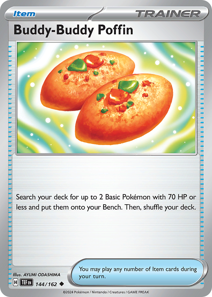 Buddy-Buddy Poffin – Temporal Forces 144/162 Pokémon card