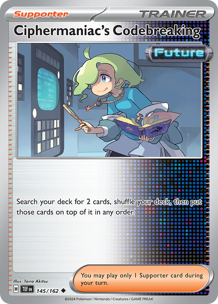 Ciphermaniac's Codebreaking – Temporal Forces 145/162 Pokémon card