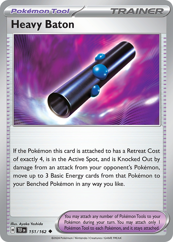 Heavy Baton – Temporal Forces 151/162 Pokémon card