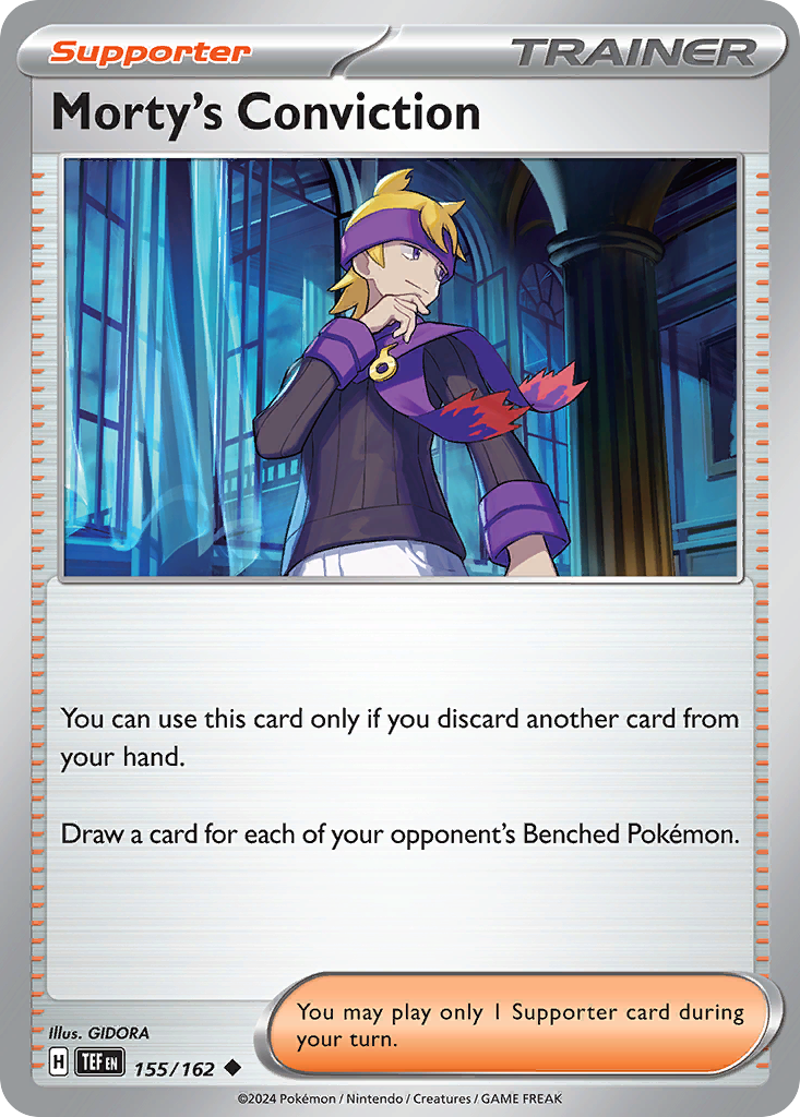 Morty's Conviction – Temporal Forces 155/162 Pokémon card