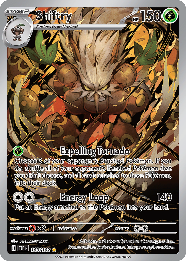 Shiftry – Temporal Forces 163/162 Pokémon card