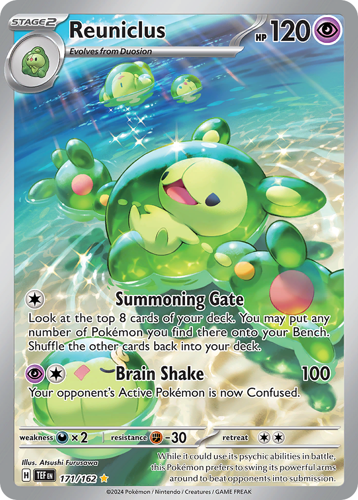 Reuniclus – Temporal Forces 171/162 Pokémon card