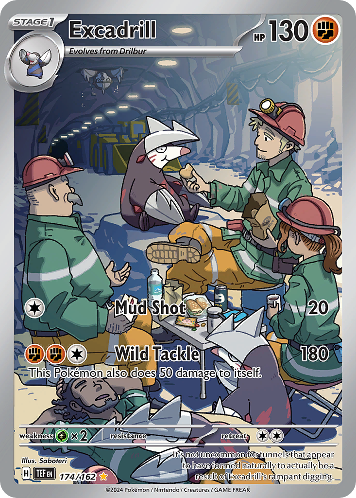 Excadrill – Temporal Forces 174/162 Pokémon card