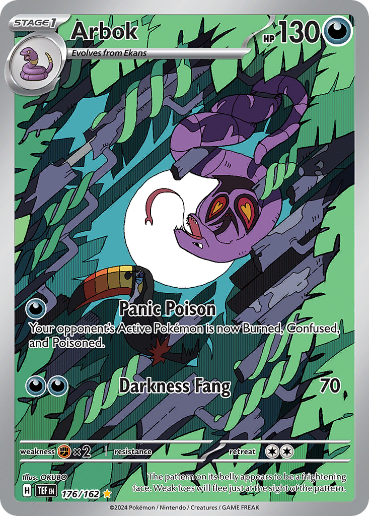 Arbok – Temporal Forces 176/162 Pokémon card