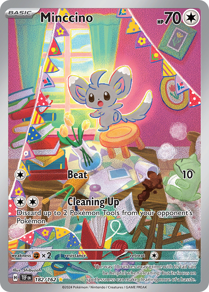 Minccino – Temporal Forces 182/162 Pokémon card