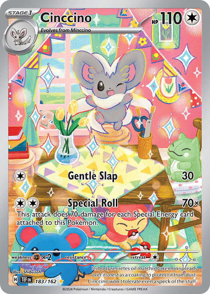 Cinccino – Temporal Forces 183/162 Pokémon card