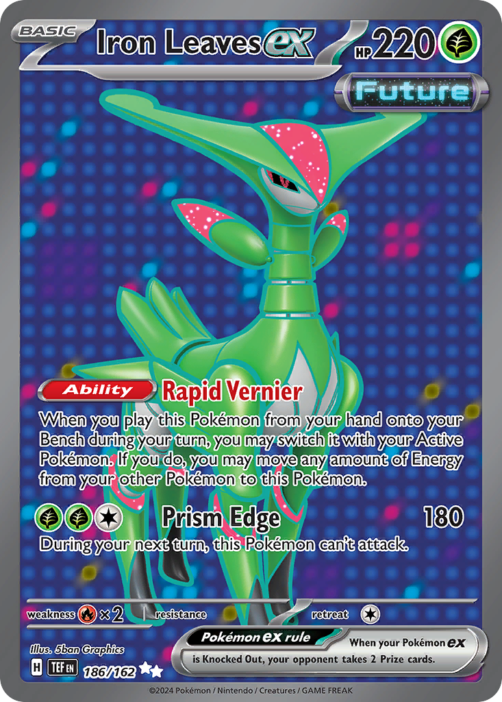 Iron Leaves ex – Temporal Forces 186/162 Pokémon card