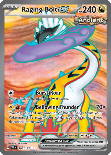 Raging Bolt ex - Temporal Forces 196