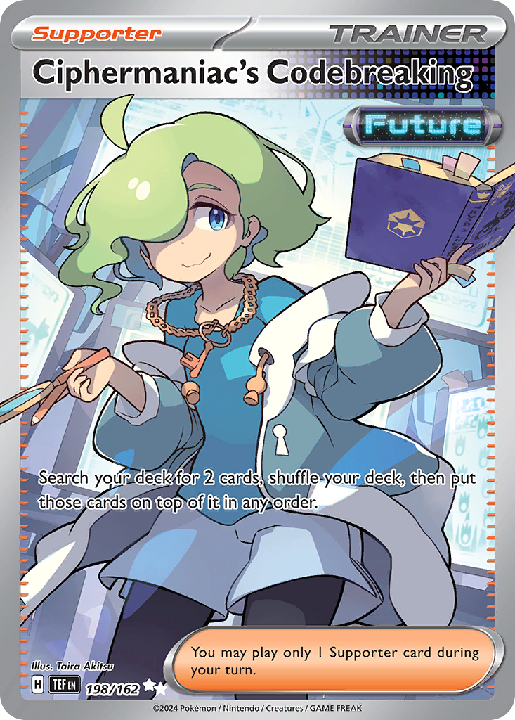 Ciphermaniac's Codebreaking – Temporal Forces 198/162 Pokémon card