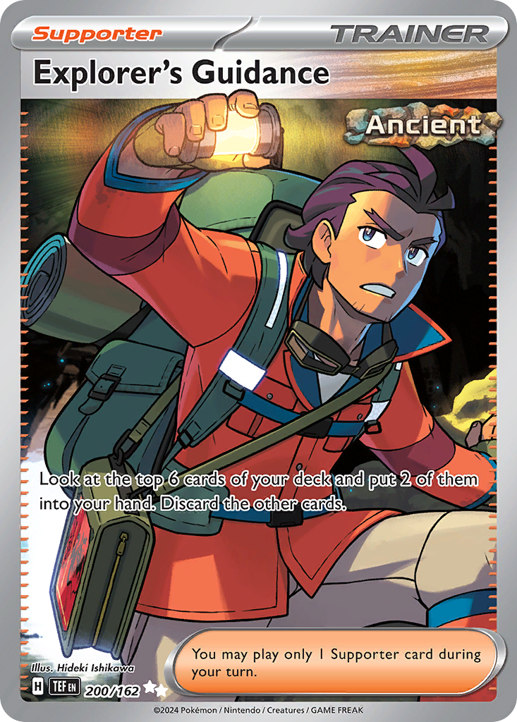 Explorer's Guidance – Temporal Forces 200/162 Pokémon card