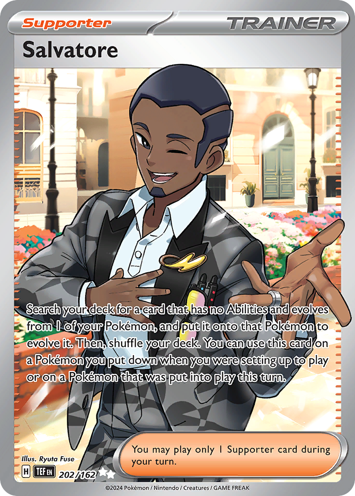 Salvatore – Temporal Forces 202/162 Pokémon card