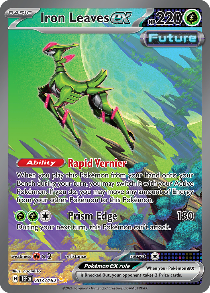 Iron Leaves ex – Temporal Forces 203/162 Pokémon card