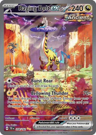 Raging Bolt ex - Temporal Forces 208