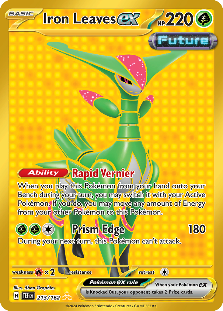 Iron Leaves ex – Temporal Forces 213/162 Pokémon card