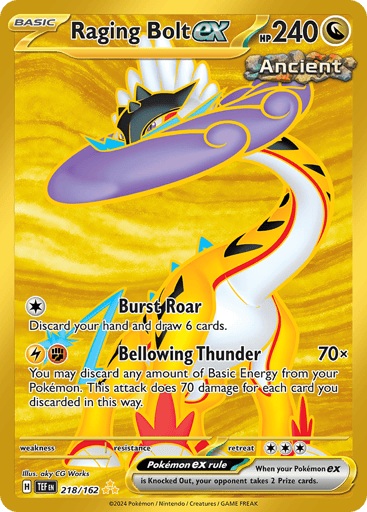 Raging Bolt ex - Temporal Forces 218