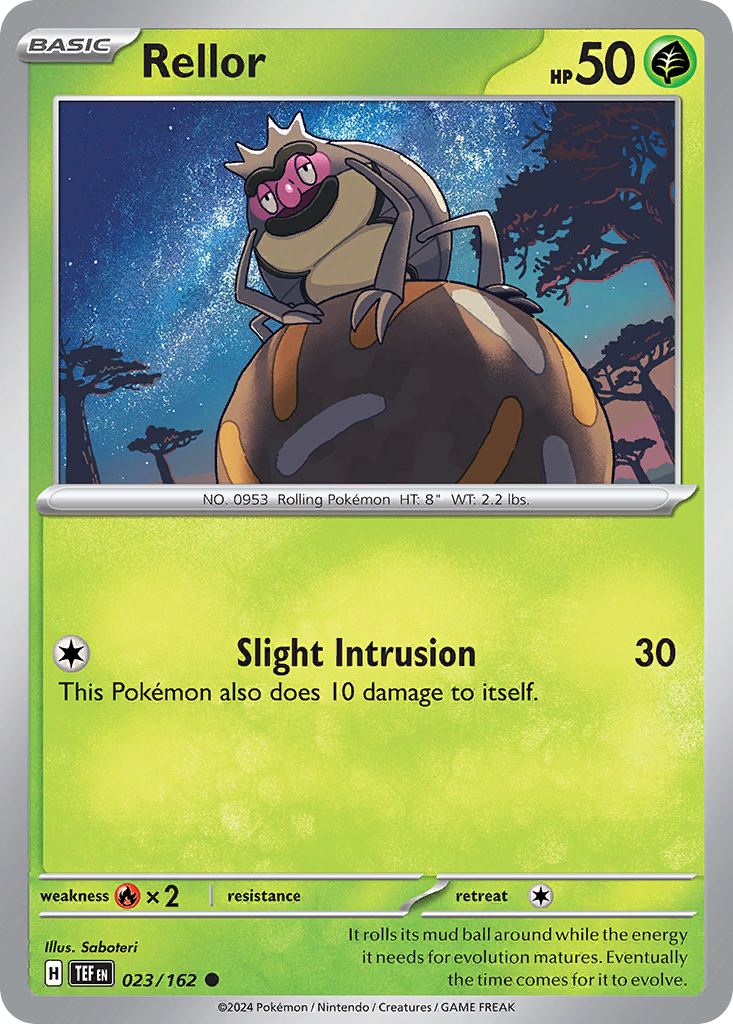 Rellor – Temporal Forces 023/162 Pokémon card