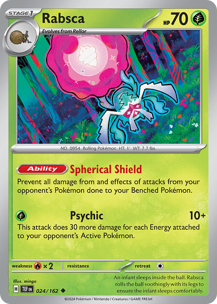 Rabsca – Temporal Forces 024/162 Pokémon card