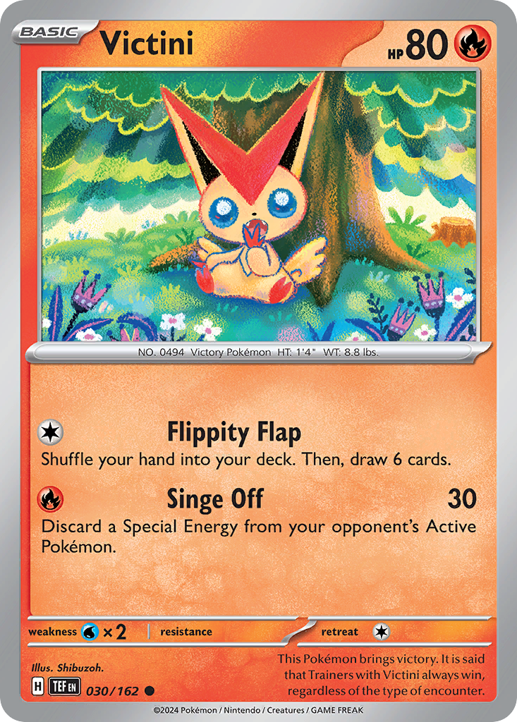 Victini – Temporal Forces 030/162 Pokémon card