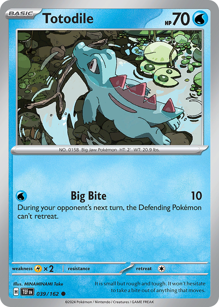 Totodile – Temporal Forces 039/162 Pokémon card