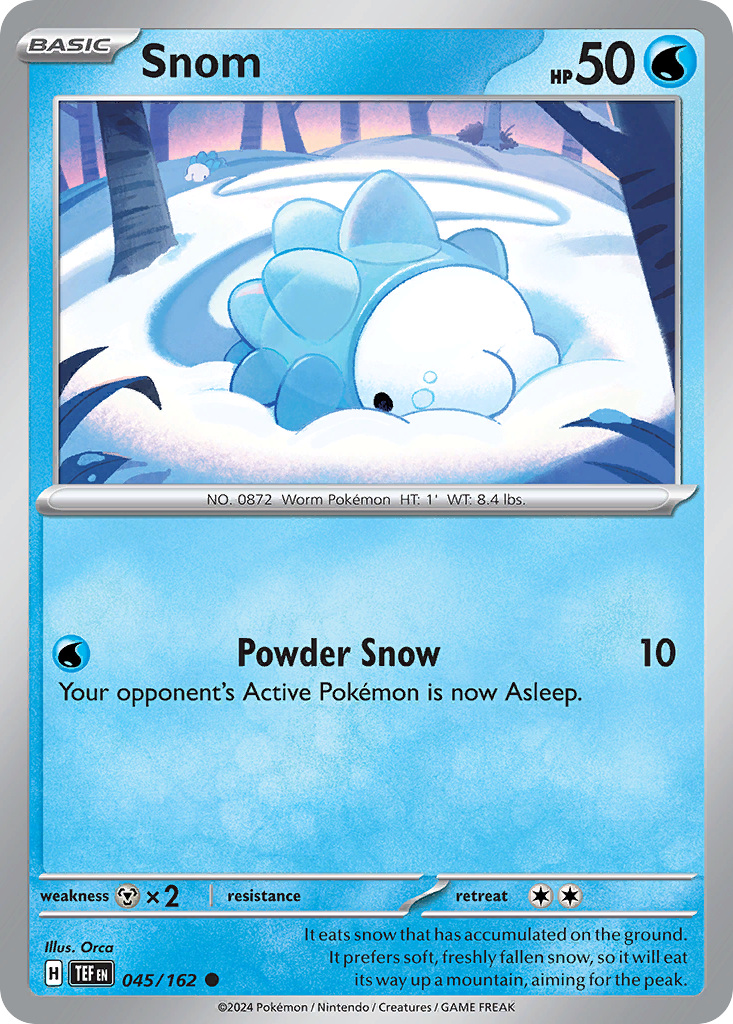 Snom – Temporal Forces 045/162 Pokémon card