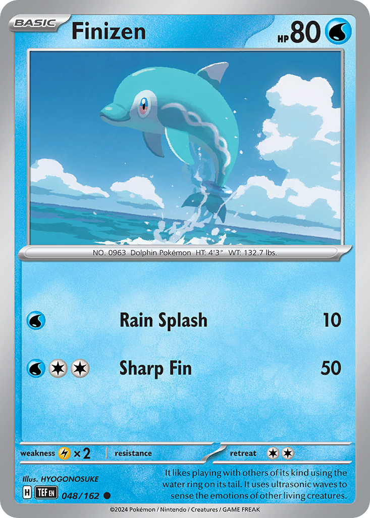 Finizen – Temporal Forces 048/162 Pokémon card