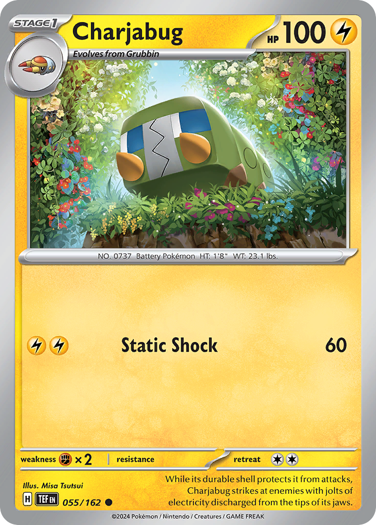 Charjabug – Temporal Forces 055/162 Pokémon card