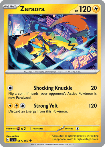 Zeraora - Temporal Forces 57
