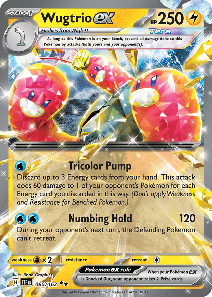 Wugtrio ex – Temporal Forces 060/162 Pokémon card